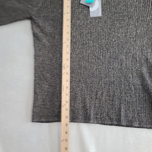 Daniel Rainn fitted Lurex Metallic gold detail black sweater size XXL Office - Picture 3 of 9